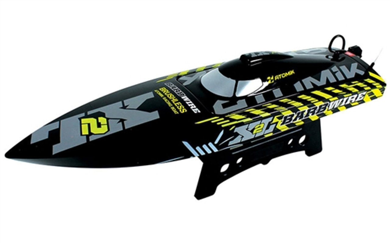 atomik barbwire 3 rc boat