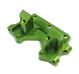 ST Racing Concepts Front Bulkhead For Traxxas Slash, Rustler, Stampede, Bandit - Aluminum Upgrade Part (Green)