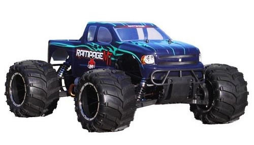 Redcat Racing Rampage MT V3 1/5 Scale Gas Monster Truck, Green Flame