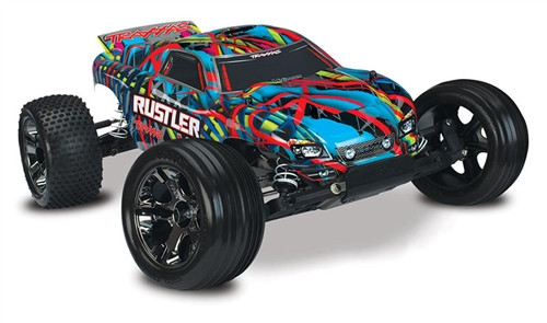 Traxxas Rustler VXL Brushless Hawaiian Edition with TSM, iD