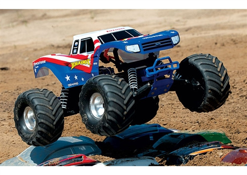 Traxxas BIGFOOT 1/10 Monster Truck RTR Red, White, and Blue