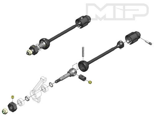 traxxas slash 4x4 axles