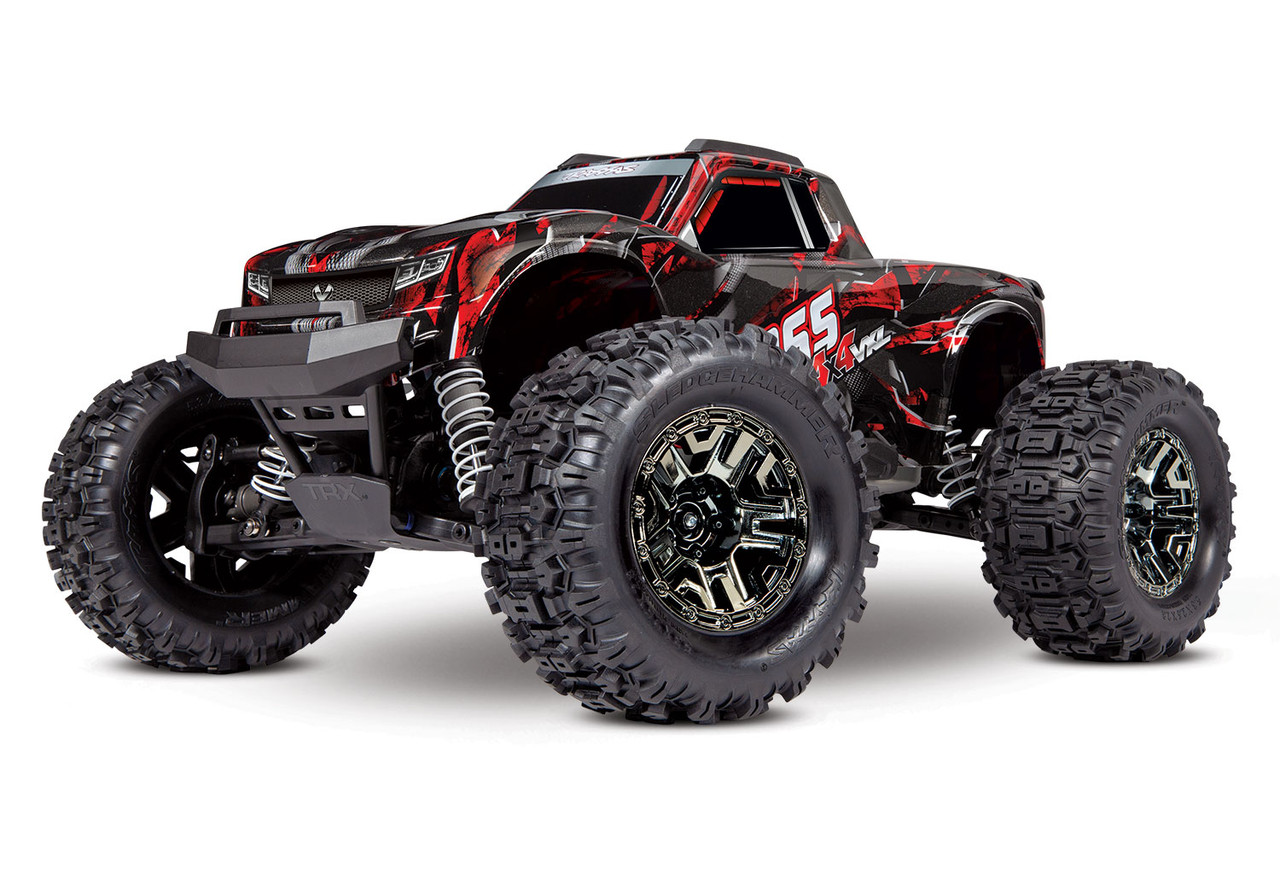 Traxxas Shadow Red Hoss 4X4 VXL 1/10 Brushless Monster Truck
