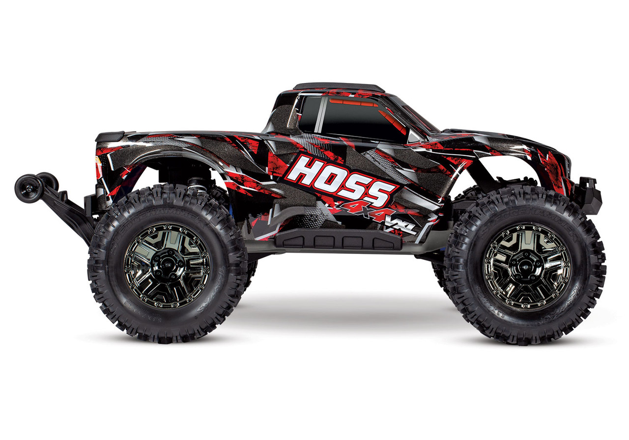 Traxxas Shadow Red Hoss 4X4 VXL 1/10 Brushless Monster Truck