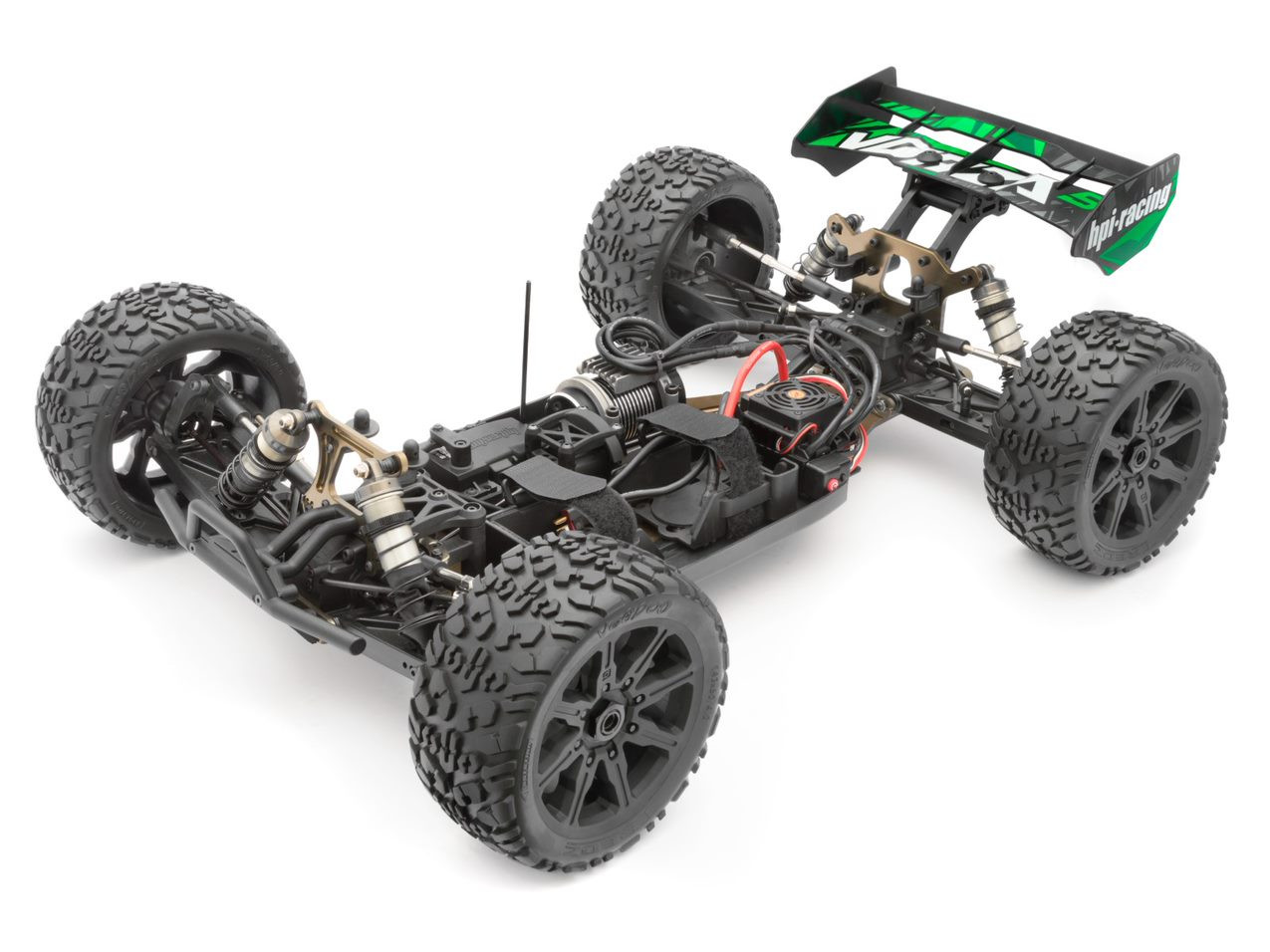 HPI Racing Vorza S FLUX Brushless 1/8 4WD Truggy RTR - Green, 