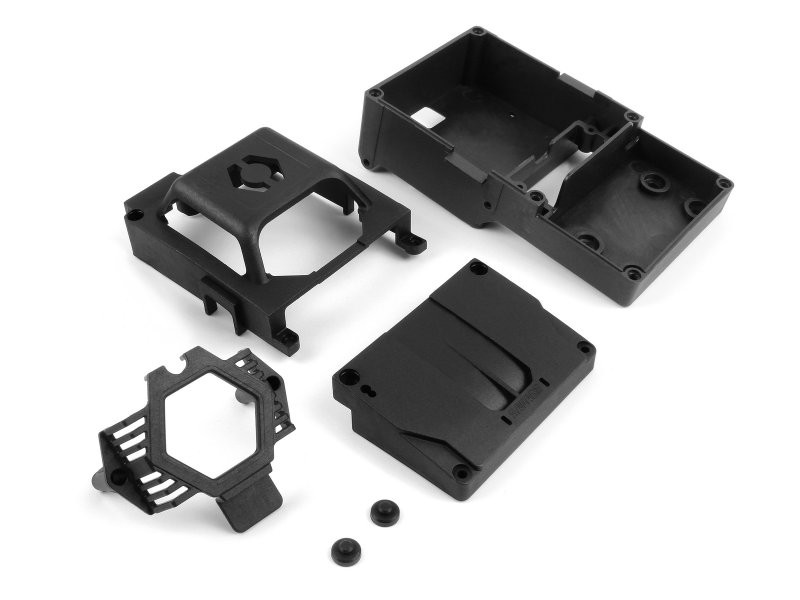 HPI Radio Box/ESC Tray Set for the Savage X/XL FLUX V2 trucks, 160121