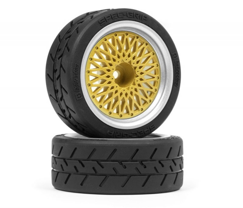 HPI BBS RS Wheels Silver/Gold 26mm (6mm Offset) for RS4 Sport 3