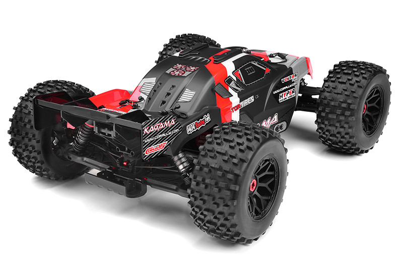 Team Corally Kagama XP 6S Roller Chassis Monster Truck - Red (C