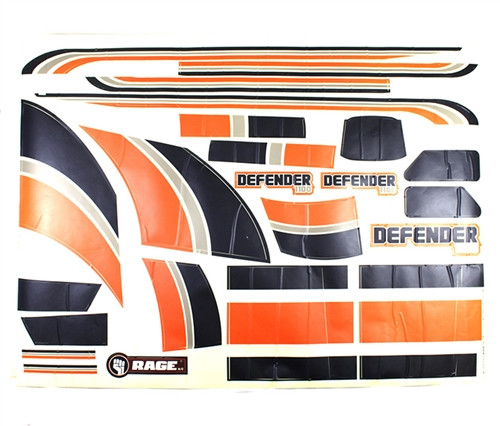 Rage Complete Decal Set for Defender 1100, A1256