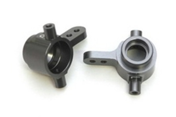 ST RACING CNC Machined Aluminum Steering Knuckles Slash/Stampede 4x4 (Gun Metal), 6837GM
