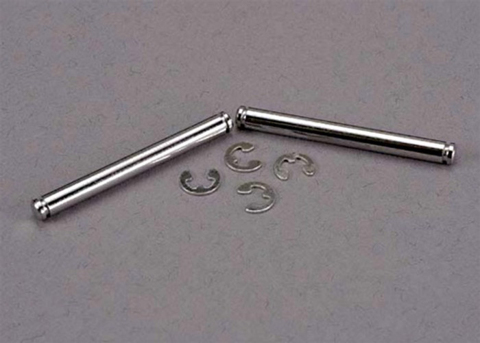 Traxxas Suspension Pins 31.5mm Chrome with E-Clips, 2637