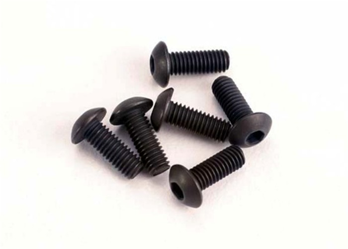 Traxxas Button-Head Machine Screws, 3x8mm, 2576