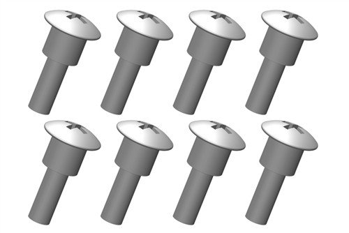 Team Corally Steel Shoulder Screws - 1/10 Mammoth, Moxoo, Triton, C-00250-026, CORC-00250-026