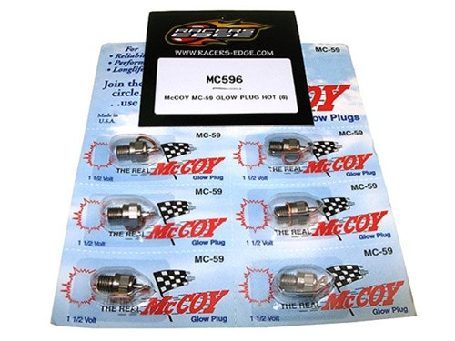 Racers Edge Mccoy #59 Glow Plug Hot (6), MC596
