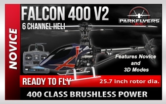 ParkFlyers R/C Falcon 400 V2 6-Channel Trainer Helicopter RTF