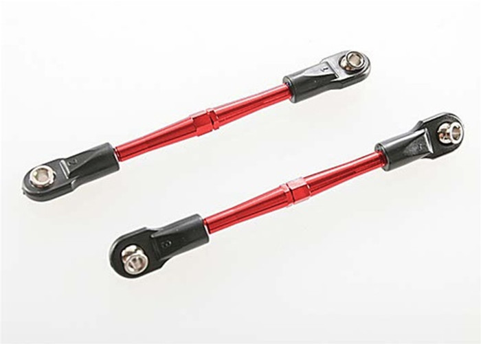 Traxxas Red Aluminum Turnbuckles Toe Links 59mm, 3139X