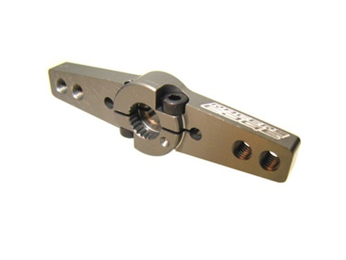 Aluminum Pro Adjustable Servo Horn Double Arm Savox Hard Anodized, 10381HA