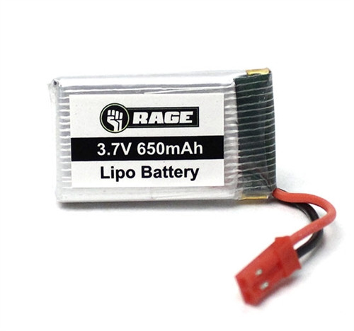 Rage Stinger 240 Drone 3.7V 650mAh LiPo Battery, 4054, RGR4054