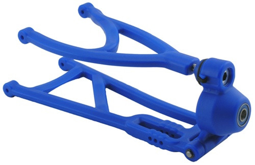 RPM True-Track Rear A-Arm Conversion Kit for Traxxas Revo - Blue, 80565, RPM80565