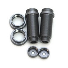 St Racing Concepts ST RACING CNC Machined Aluminum Threaded Front Shock Bodies for Slash 4x4 and others (Gun Metal), 3765XGM, ST3765XGM
