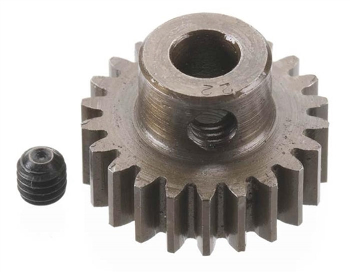 Robinson Racing 22T Extra Hard 5mm Brushless Motor Pinion Gear, 8722