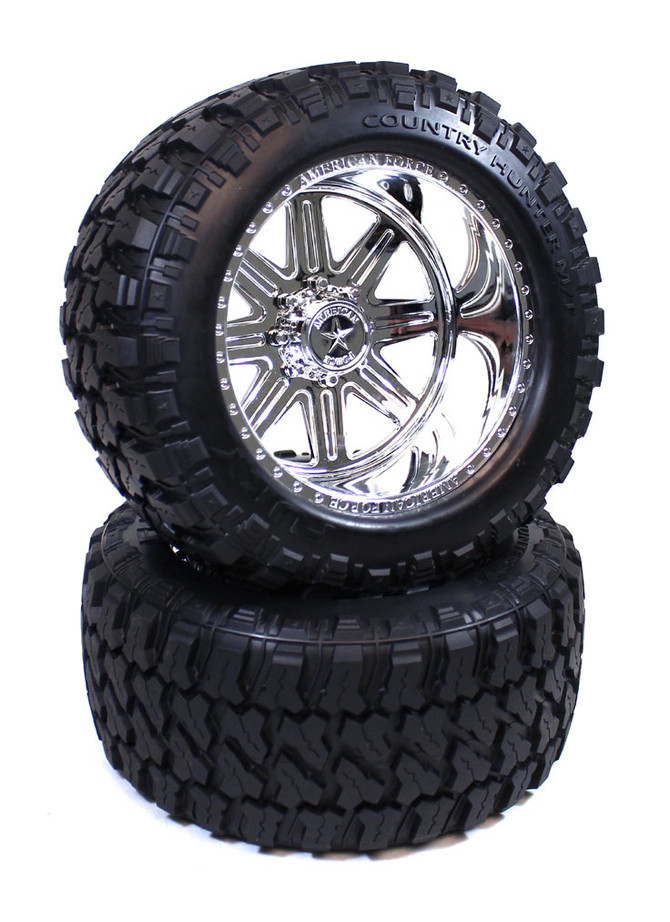 CEN Racing American Force Legend SS8 Wheels and Fury Mountain Tires, CKR0506, CEGCKR0506