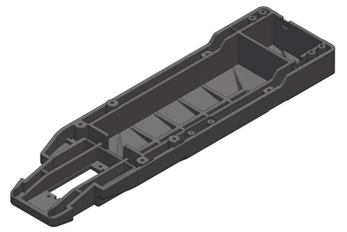 Team Corally 2WD Short Wheelbase Chassis - 1/10 Triton, C-00250-004, CORC-00250-004