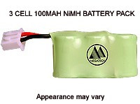 Megatech 3 Cell 100mAh NiMh Battery Pack (770010)