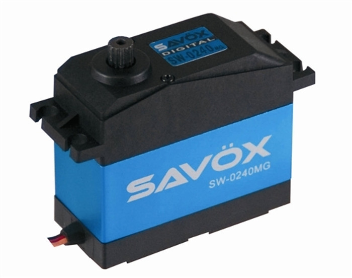 Savox SW0240MG Waterproof 5th Scale High Voltage Digital Servo