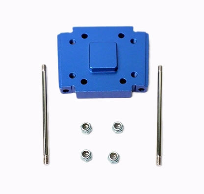 Rage R10ST Stadium Truck Aluminum Rear Arm Mount with Hinge Pins, C1074, RGRC1074