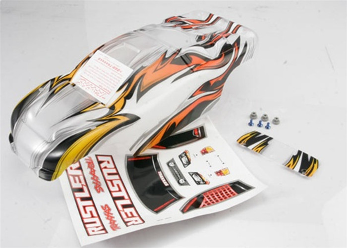 Traxxas Rustler Unpainted ProGraphix Body, 3717