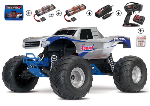 Traxxas BIGFOOT 1/10 Monster Truck RTR Silver Summit Model