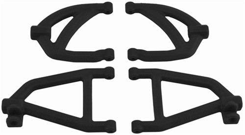 RPM Rear A-Arms for Traxxas 1/16th Slash 4x4 - Black, 80672