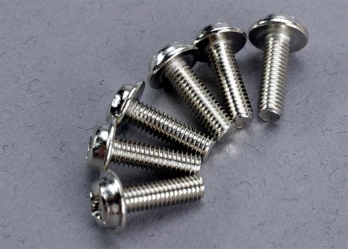 Traxxas Screws 3x10mm Washerhead Machine, 3193, TRA3193