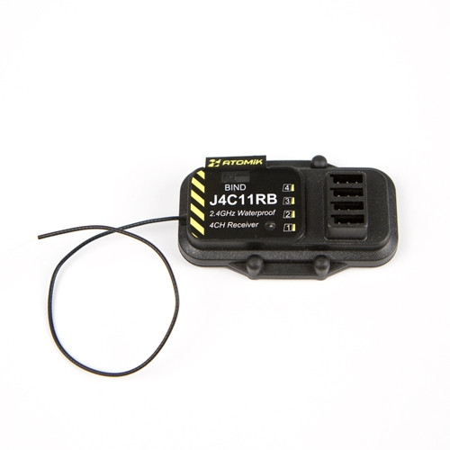 Atomik 2.4Ghz Receiver for Barbwire Brushless RC Boat, 18073, ATO18073