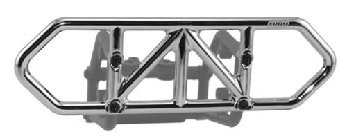 RPM Rear Bumper for Traxxas Slash 4X4 - Chrome, 80123, RPM80123