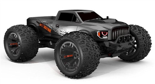 Team Redcat TR-MT10E 1/10 Scale Brushless Monster Truck in Gun Metal