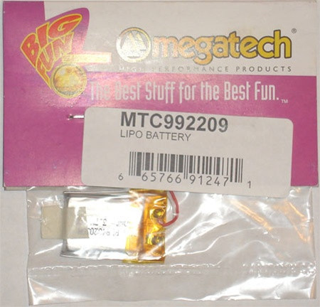 Megatech Avion IO Biplane LiPo Battery