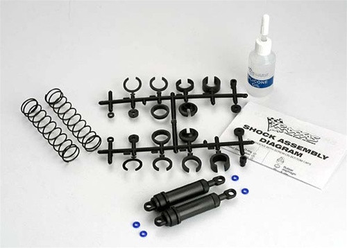 Traxxas Ultra Shocks (rear, black, xx-long) (2), 3762, TRA3762