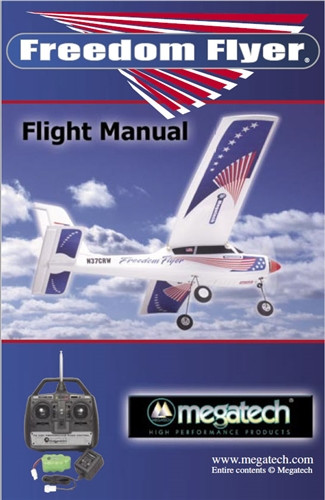 Megatech Freedom Flyer Airplane User Manual Download, MTPT-FFMAN