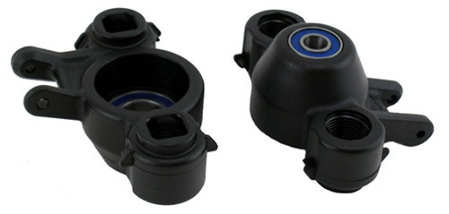 RPM Axle Carriers and Bearings for Traxxas Revo, Slayer and T/E-Maxx - Black, 80582, RPM80582