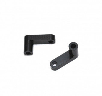 ST Racing Concepts Rear Chassis L Brackets for Slash 2WD LCG Kit (Gun Metal), 5822GML