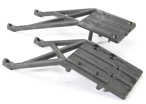 Traxxas Skidplates (black, front & rear), 5837, TRA5837