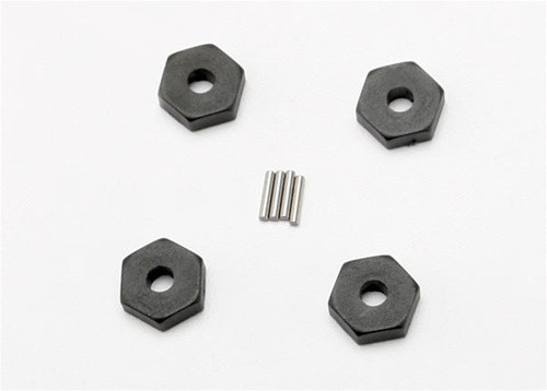 Traxxas Wheel Hubs Hex w/Axle Pins, 7154, TRA7154