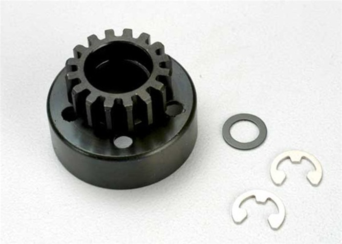Traxxas 15-Tooth Clutch Bell with Washers and E-Clip, 5215