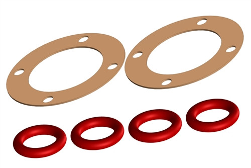 Team Corally Differential Gasket Set - 1/10 Mammoth, Moxoo, Triton, C-00250-074, CORC-00250-074