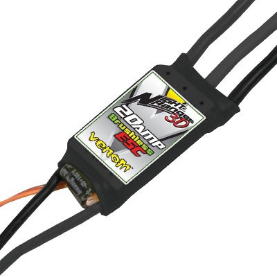 Venom Night Ranger 3D High Performance 20A Brushless ESC Upgrade, 7749