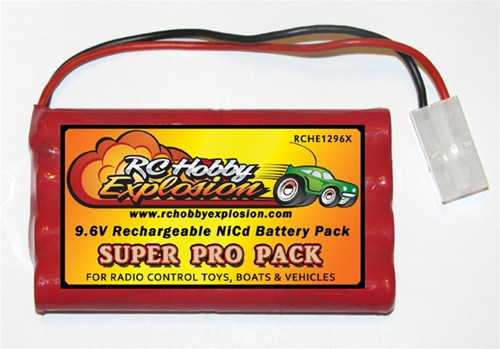 Nikko 9.6v battery pack substitution.