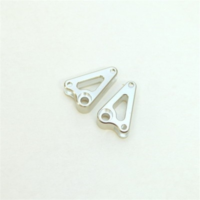 ST Racing Concepts Aluminum Front Rocker Arms for Traxxas 1/16 Slash/E-Revo/Rally (Silver), 7158FS, ST7158FS
