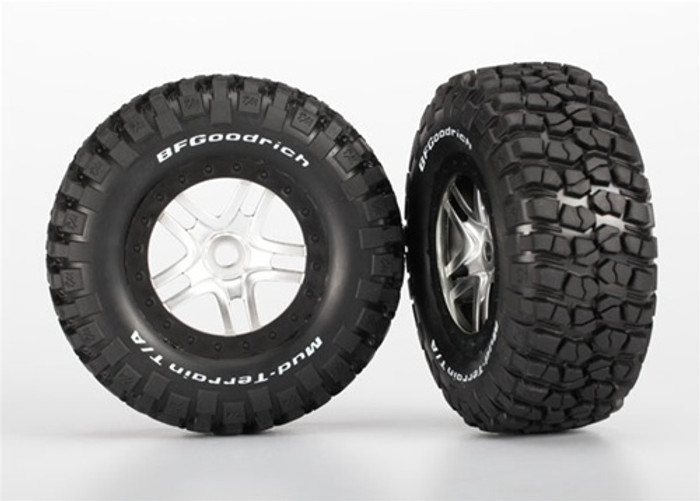 マロンtfブラック38 Traxxas BFGoodrich Mud-Terrain Tires and Black SCT Split